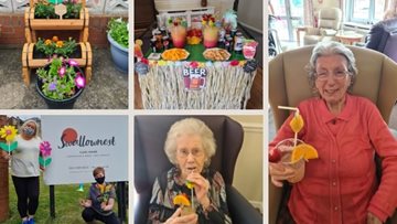 A garden tidy and special day held for Sheffield care home Residents